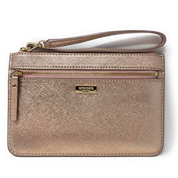 kate spade Handbags - kate spade Rose Gold Laurel Way Tinie Wristlet